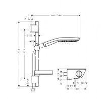 HANSGROHE COMBI TERMOSTATICA